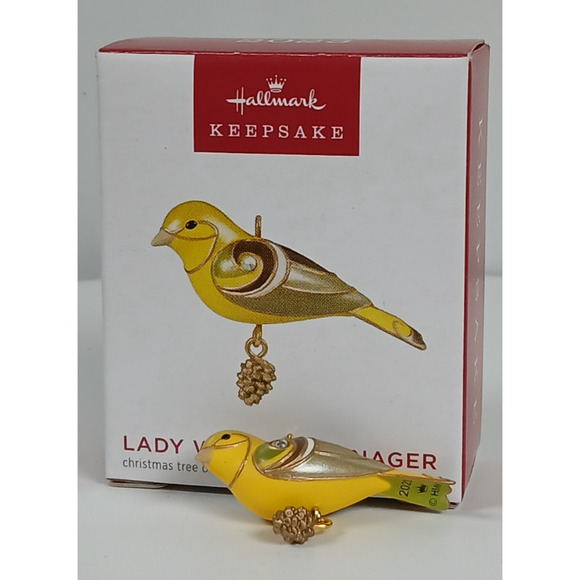 Hallmark 2023 LADY WESTERN TANAGER Miniature Ornament - Picture 3 of 5